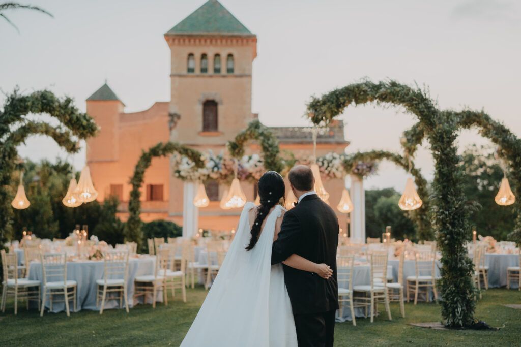 iluminación en bodas nocturnas