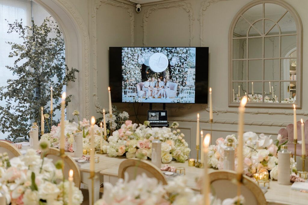 decoración floral de temporada